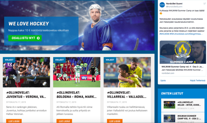 Nordicbet blogi