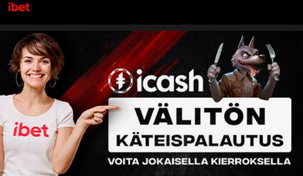 icash ibet välitön käteispalautus